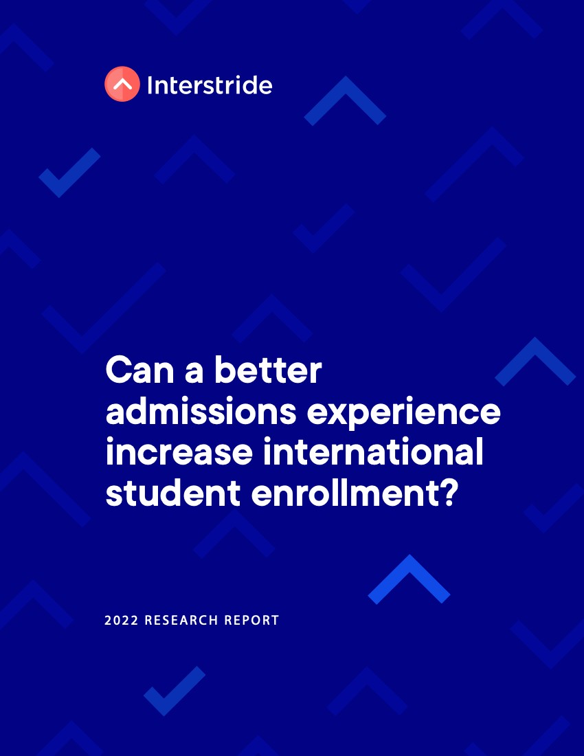 Can a better admissions experience increase international student enrollment?